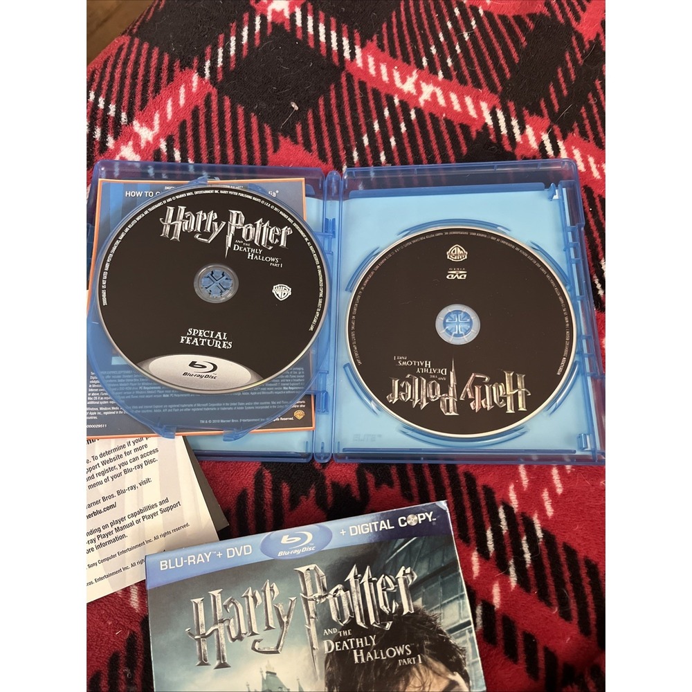 Harry Potter and the Deathly Hallows, Part 1 Blu-Ray +DVD And Part 2 Blu-Ray DVD - Picture 6 of 6